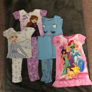 Girls size 6 pj bundle